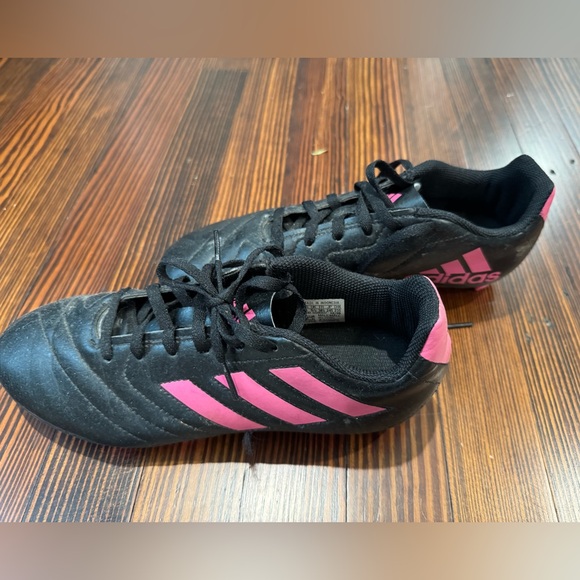 adidas Other - Adidas Black & Pink Soccer Cleats - size 6